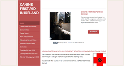 Desktop Screenshot of caninefirstaid.ie